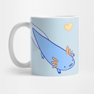 Blue axolotl Mug